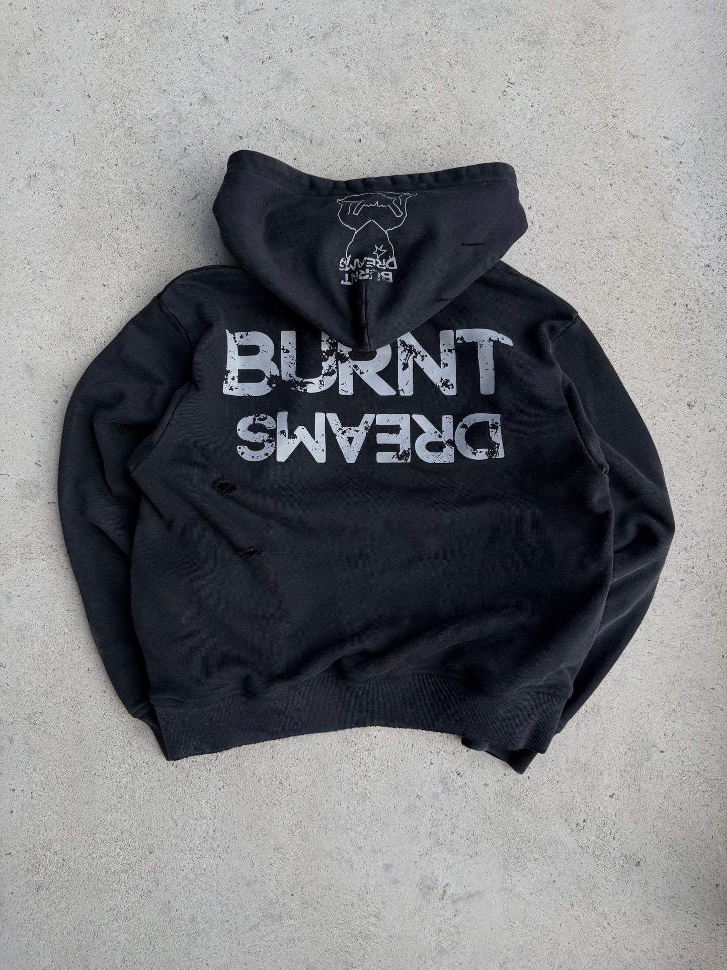 burnt dreams black tracksuit